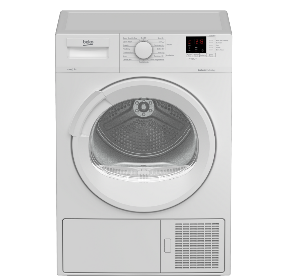 Beko DTLP81141W 8kg Heat Pump Tumble Dryer - White