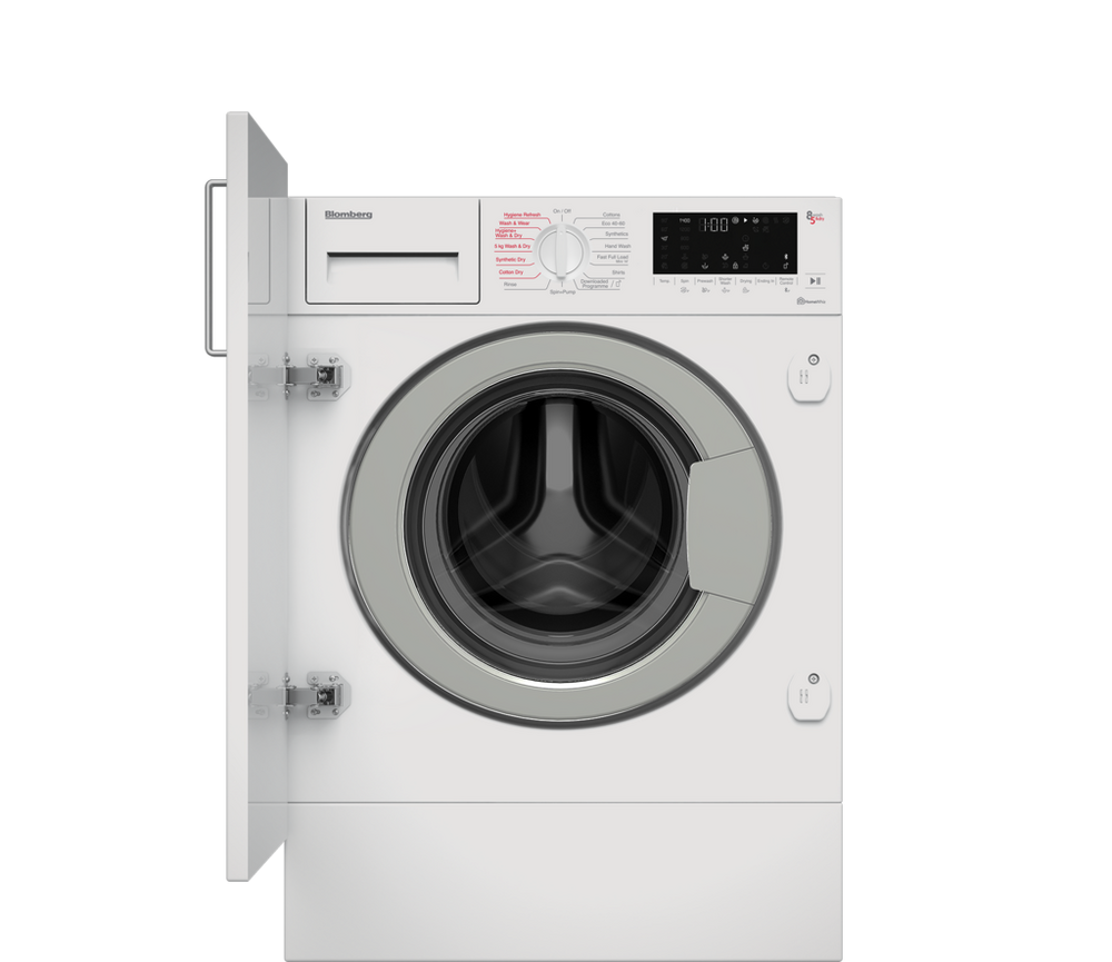 Blomberg LRI1854310 8kg/5kg 1400 Spin Integrated Washer Dryer - White