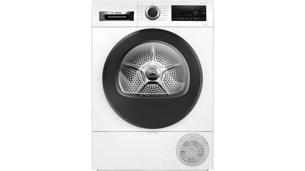Bosch WQG233D8GB Series 6 8kg Heat Pump Tumble Dryer - White