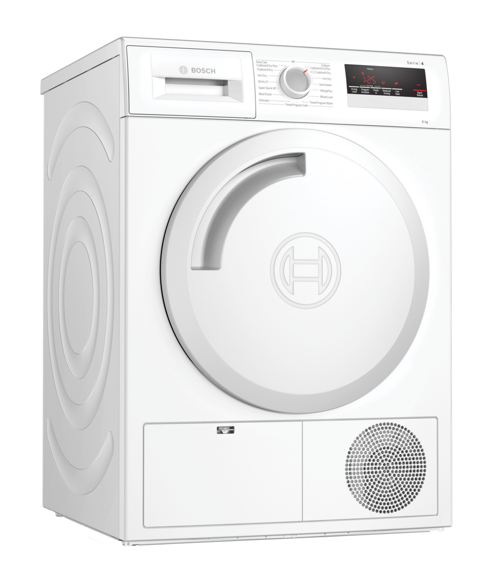 Bosch WTN83201GB 8kg Condenser Tumble Dryer - White