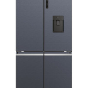 Haier HCR5919EHMB 90cm 60/40 Frost Free American Fridge Freezer - Brushed Black