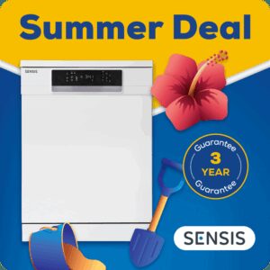Sensis DWF0114FSDW Dishwasher - White