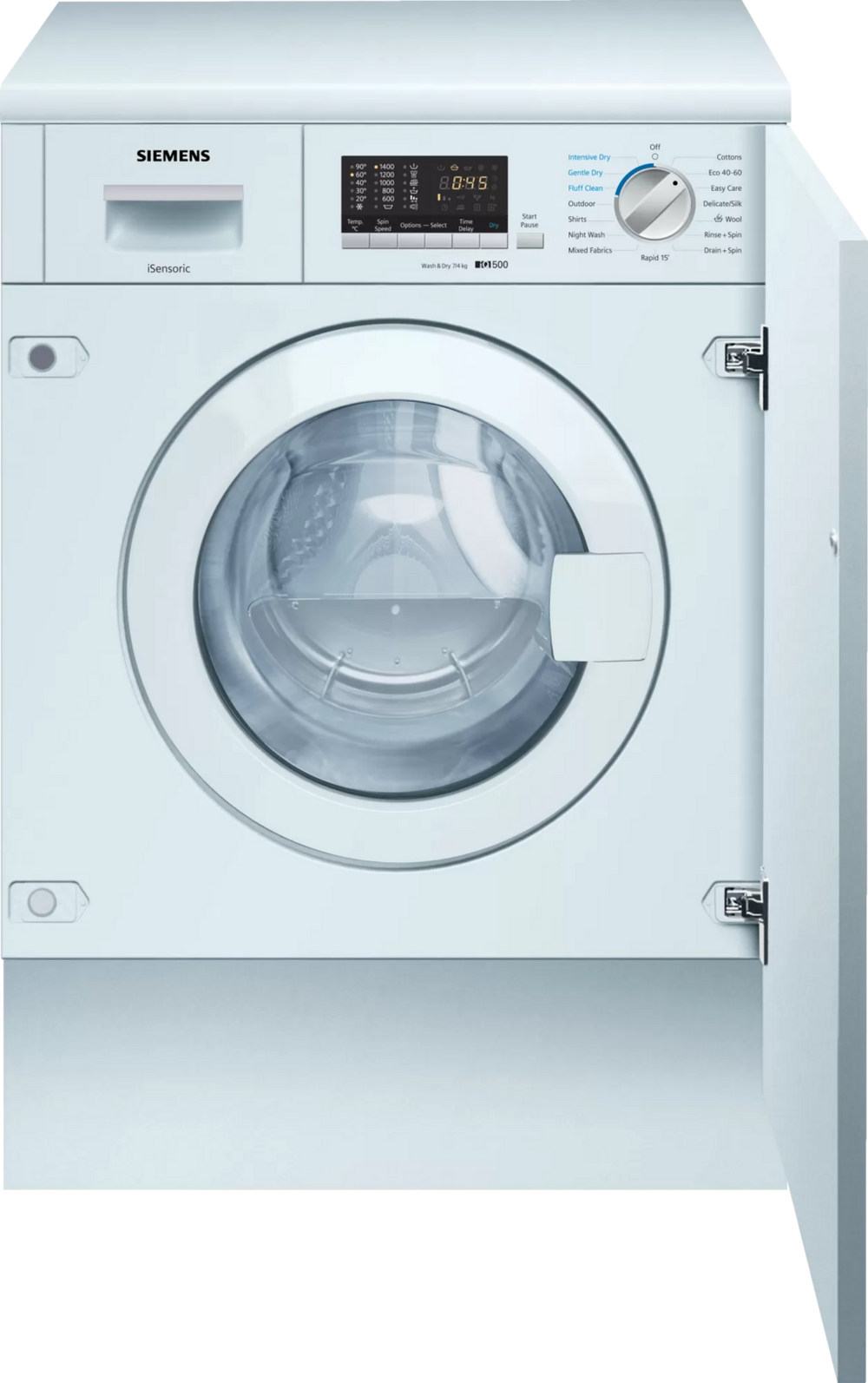 Siemens WK14D543GB 7kg/4kg 1400 Spin Built In Washer Dryer