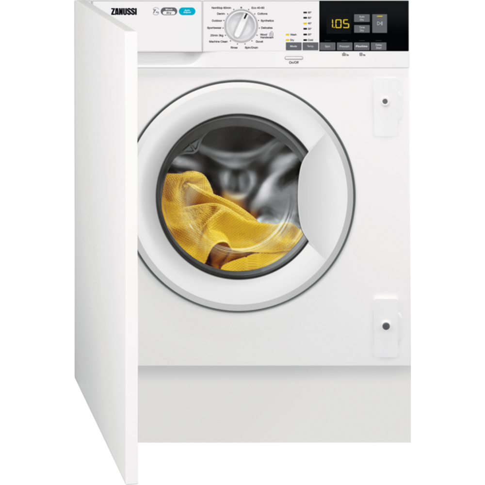 Zanussi Z716WT83BI 7kg/4kg 1600 Spin Integrated Washer Dryer - White
