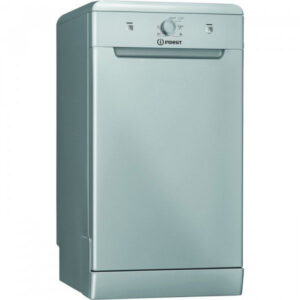 Indesit DSFE1B10SUKN Slimline Dishwasher - Silver - 10 Place Settings