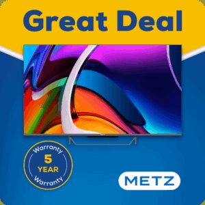 Metz 55MQE7600ZUK 55" Smart QLED TV with FREE Portable Bluetooth Speaker
