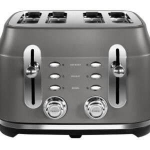 Rangemaster RMCL4S201GY 4 Slice Toaster - Matte Slate Grey