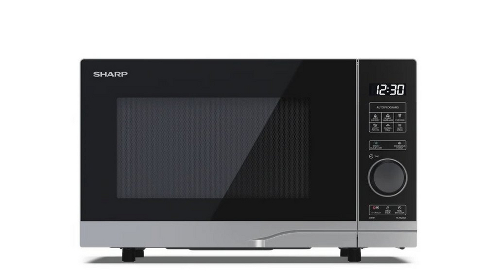 Sharp YC-PS204AU-S 20 Litres Microwave Oven - Black/Silver