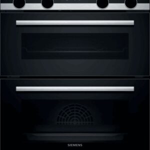 Siemens NB535ABS0B 59.4cm Built Under Double Oven - Stainless Steel