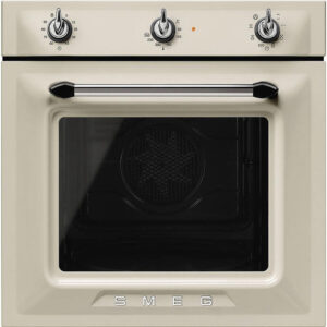 Smeg SF6905P1 60cm Built In Electric Single Oven - Cream