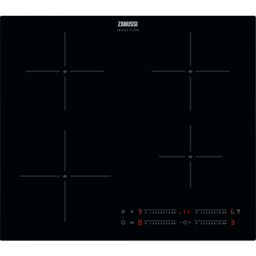 Zanussi ZIAN644K 59cm Induction Hob - Black