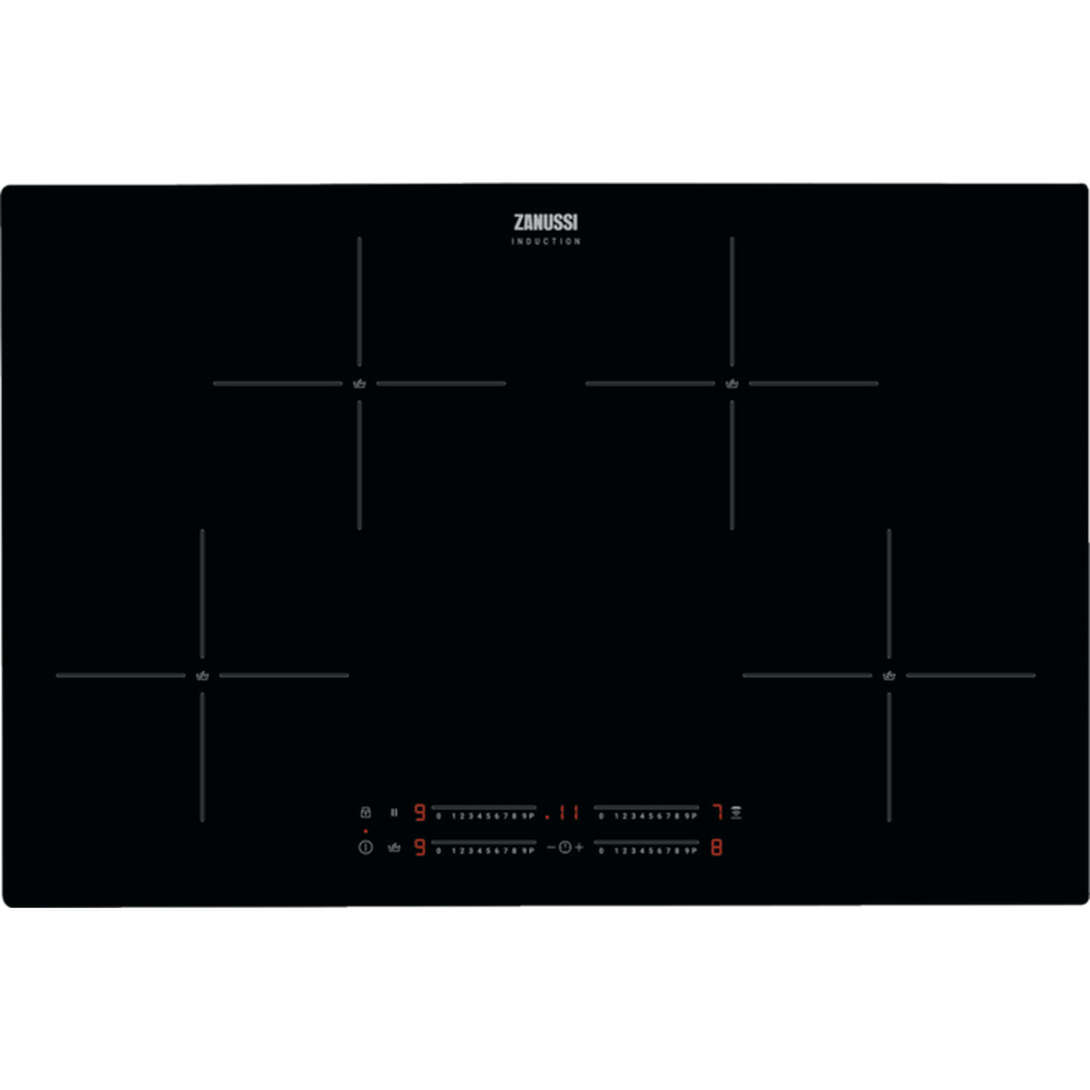 Zanussi ZIAN844K 78cm Induction Hob - Black