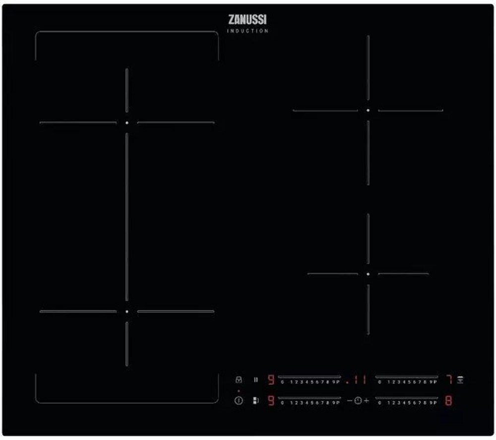 Zanussi ZIFN644K 59cm Induction Hob - Black