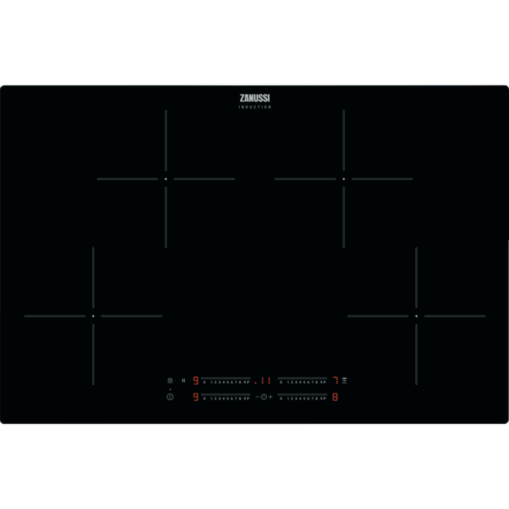 Zanussi ZITN844K 78cm Induction Hob - Black