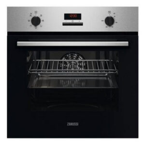 Zanussi ZOHXC2X2 59.4cm Built In Electric Single Oven - Anti-Fingerprint stainless steel