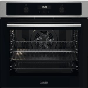 Zanussi ZOPNA7X1 59.4cm Built In Pyrolytic Single Oven - Stainless
