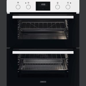 Zanussi ZPHNL3W1 59.4cm Built Under Electric Double Oven - White