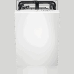 Zanussi ZSLN1211 Fully Integrated Slimline Dishwasher - White Control Panel - 9 Place Settings